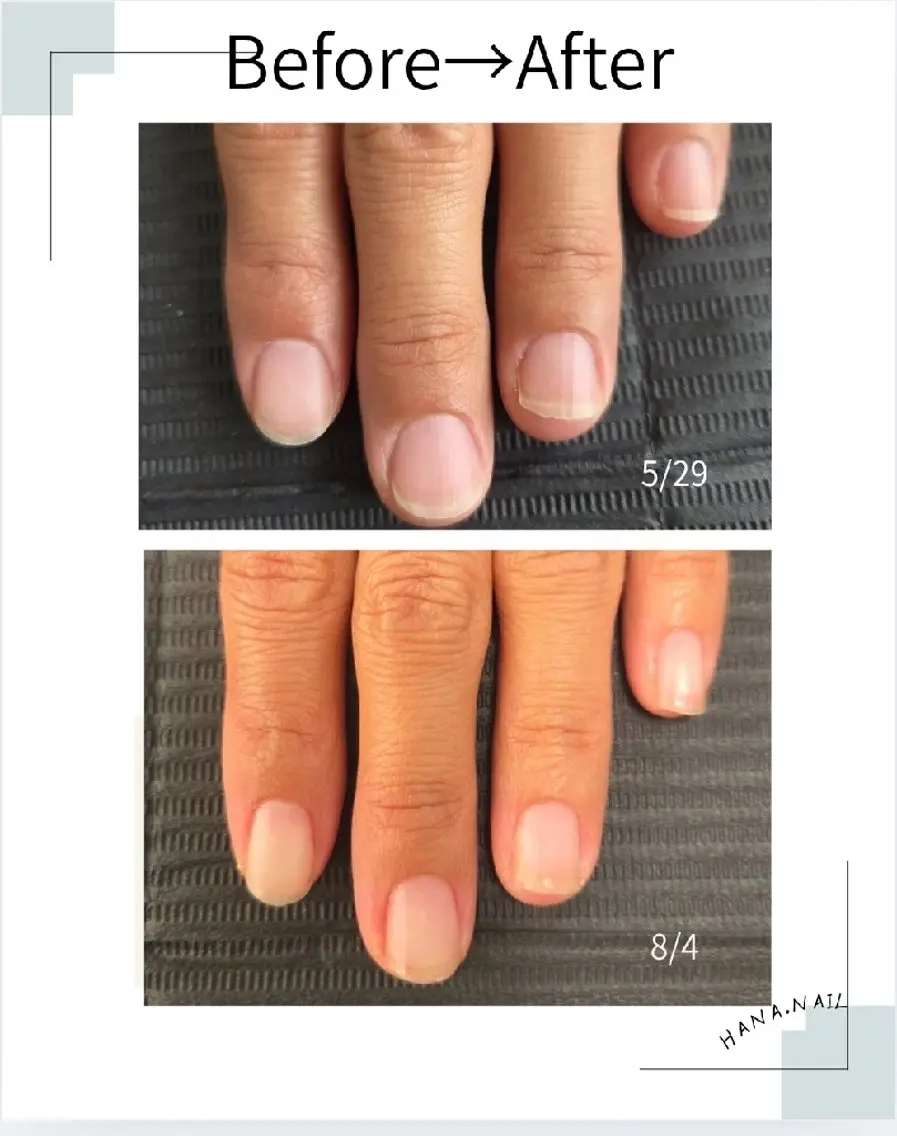 ネイル hana.nail 自爪育成サロンのネイルデザイン
