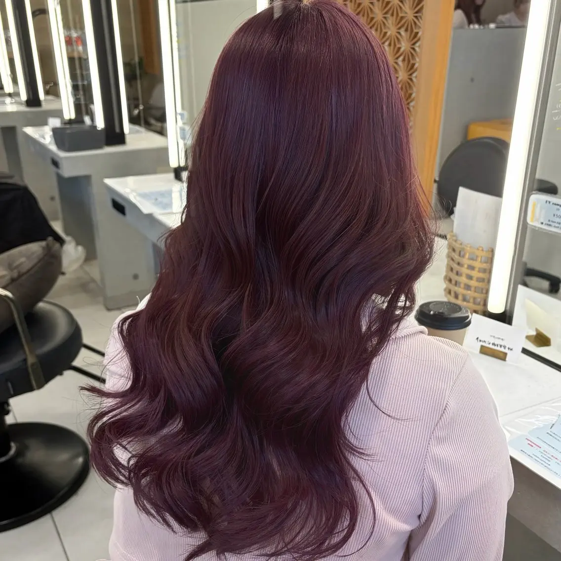 ロング カラー ブリーチ ヘアカラー トリートメント 🎀透明感カラー🎀 稲垣至恩🎀のヘアスタイル