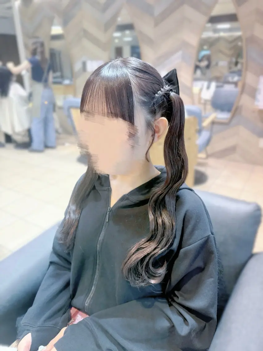 ロング ツインテール ヘアセット 🎀ささき そな🎀 カットモデル/ヘアメのヘアスタイル