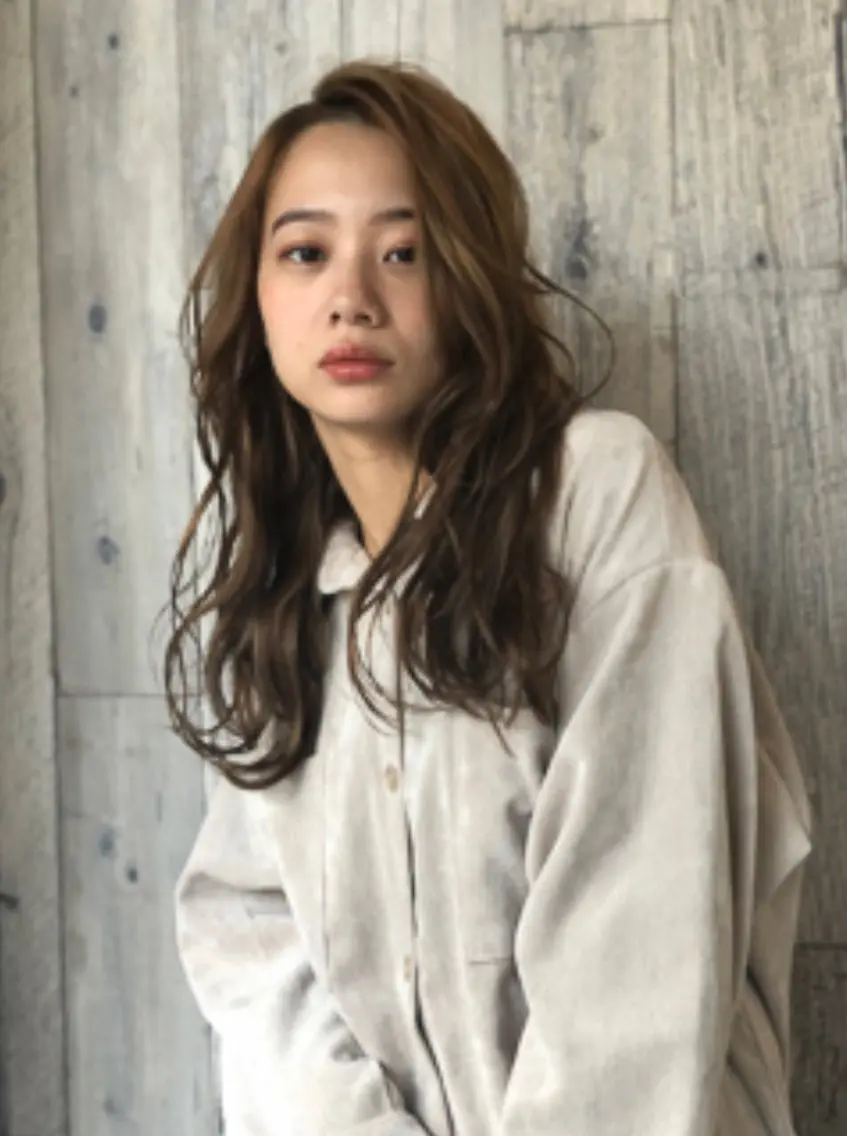 カット+髪質改善カラー+トリートメント+ヘッドスパ🥝髪質改善レベル★★★☆☆☘️スタンダードの写真