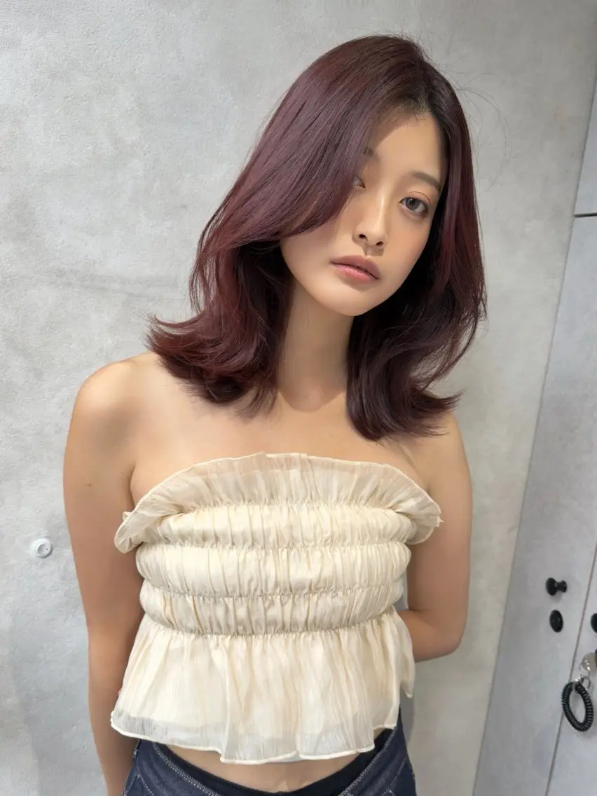 セミロング ✨レイヤー・ブリーチ なしダブル特化✨のヘアスタイル