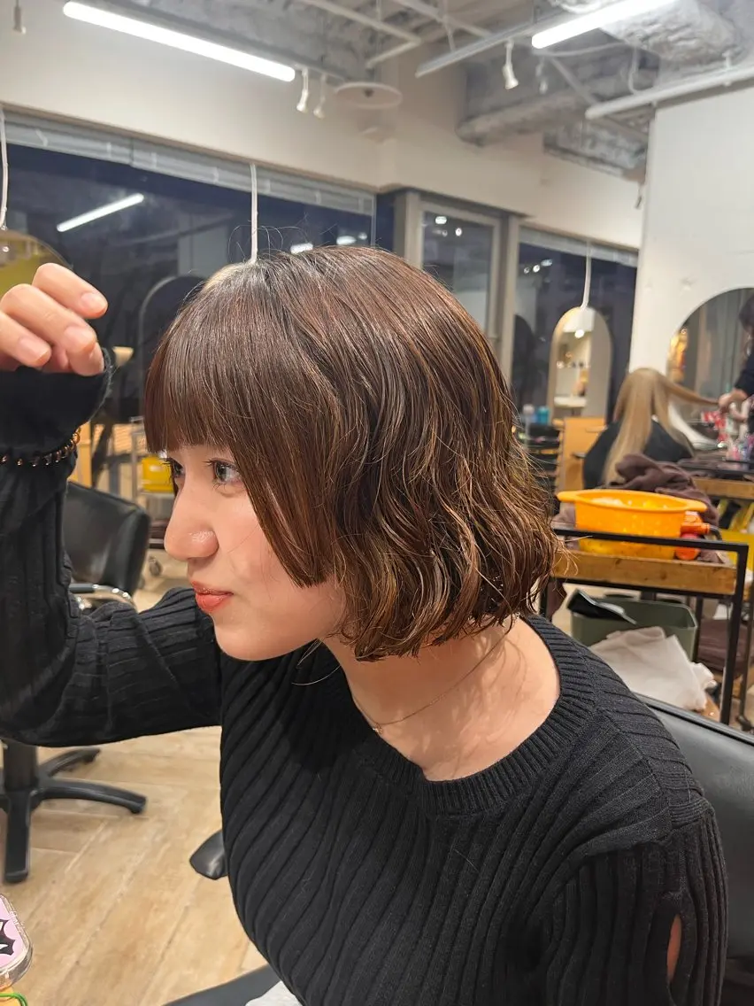 【イメチェンフルコース💖】カット+カラー+パーマ+オージュアトリートメント🎀の写真