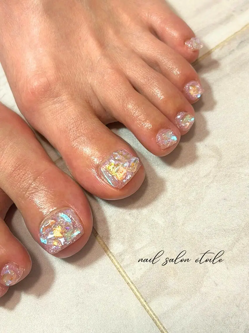 ネイル フットネイル フットネイル nail salon étoileのネイルデザイン
