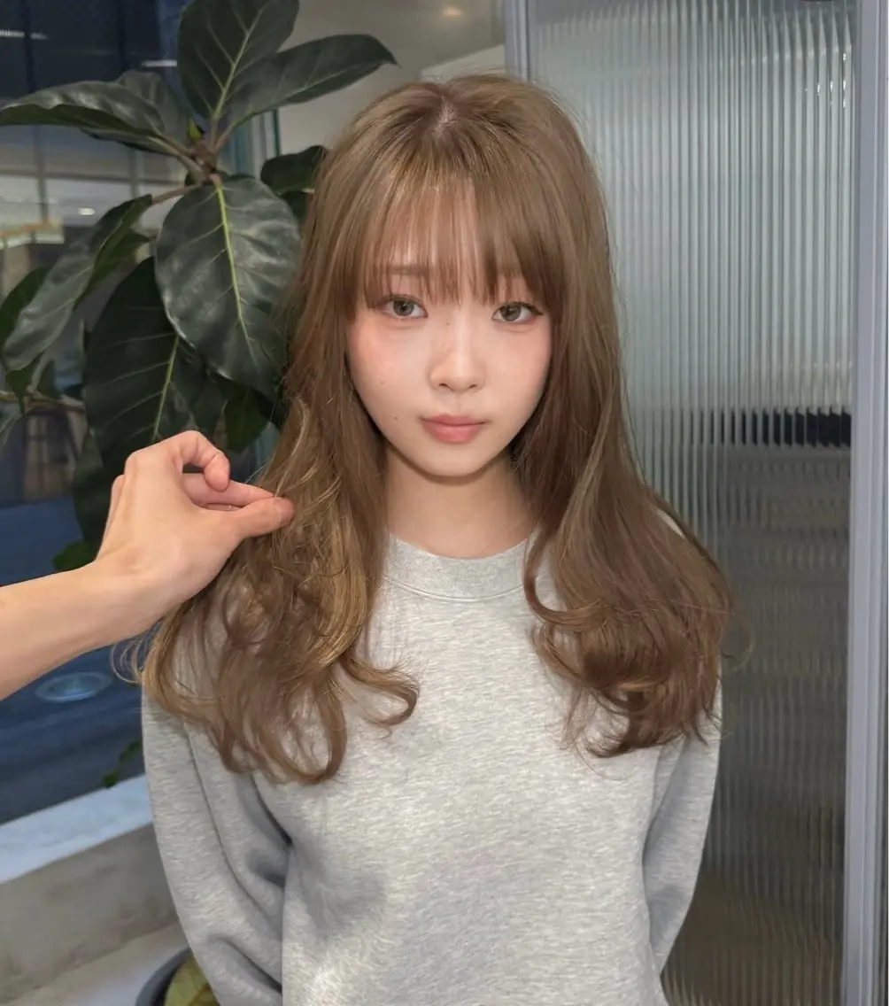 ロング ヘアカラー hinata /艶カラー✨のヘアスタイル