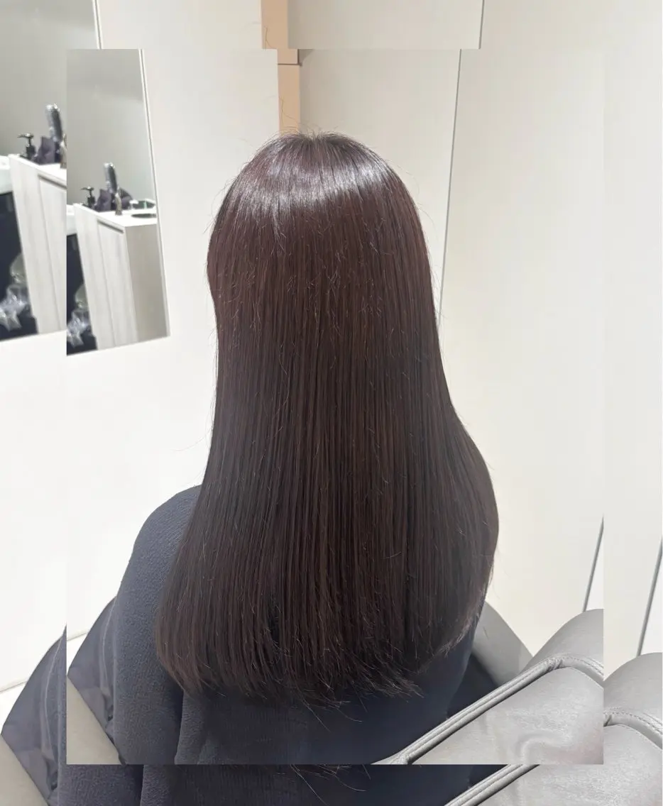 ロング カラー カット ヘアカラー 白土 さくらのヘアスタイル