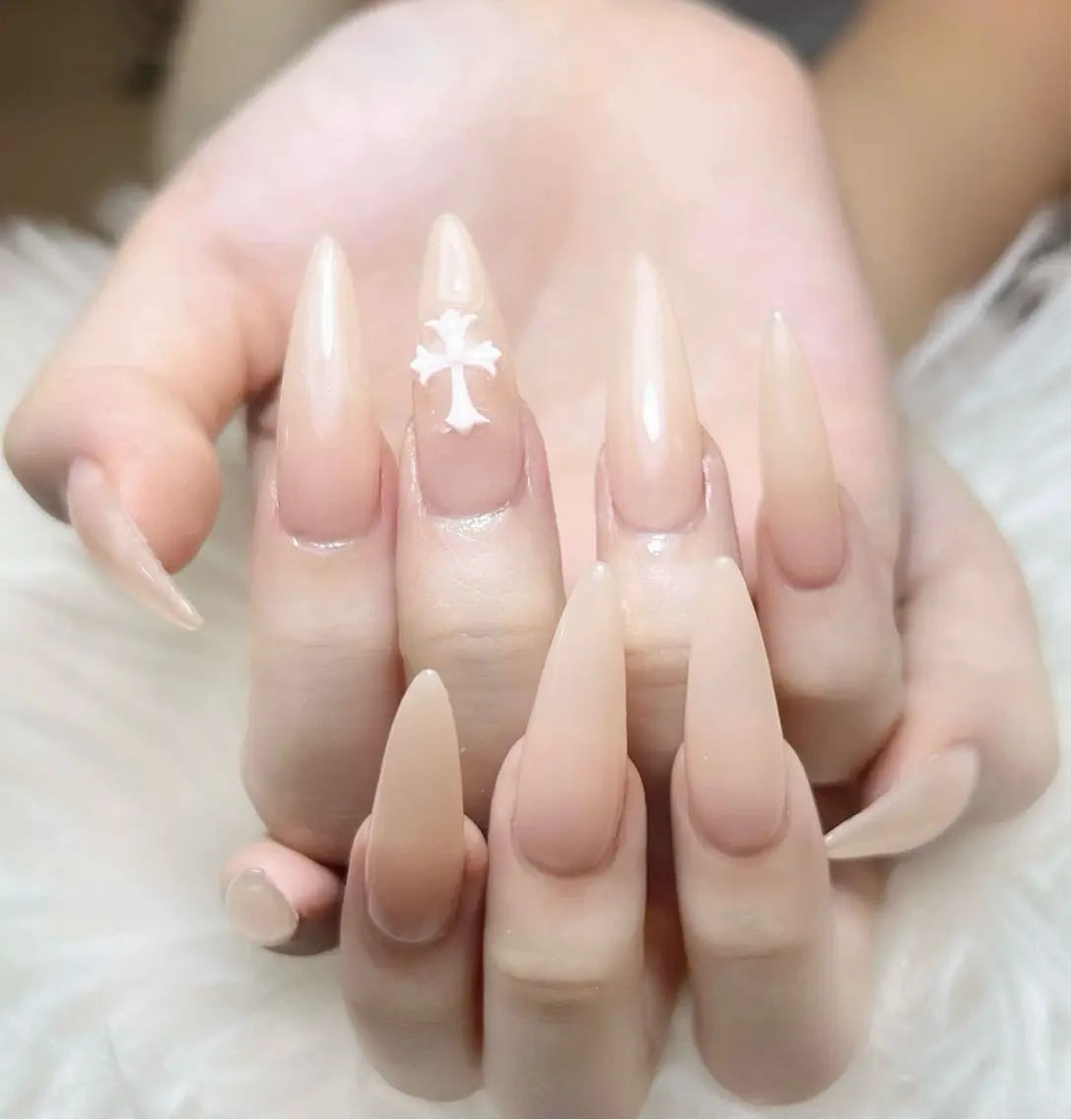ネイル チークネイル 長さ出し フットネイル マグネットネイル 持ち込み ハンドネイル ANH NAIL ゴテゴテ専門店💎のネイルデザイン