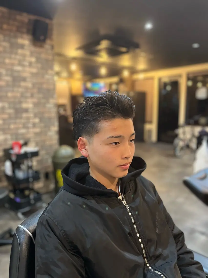 ショート メンズ カット 菅谷 成世のヘアスタイル
