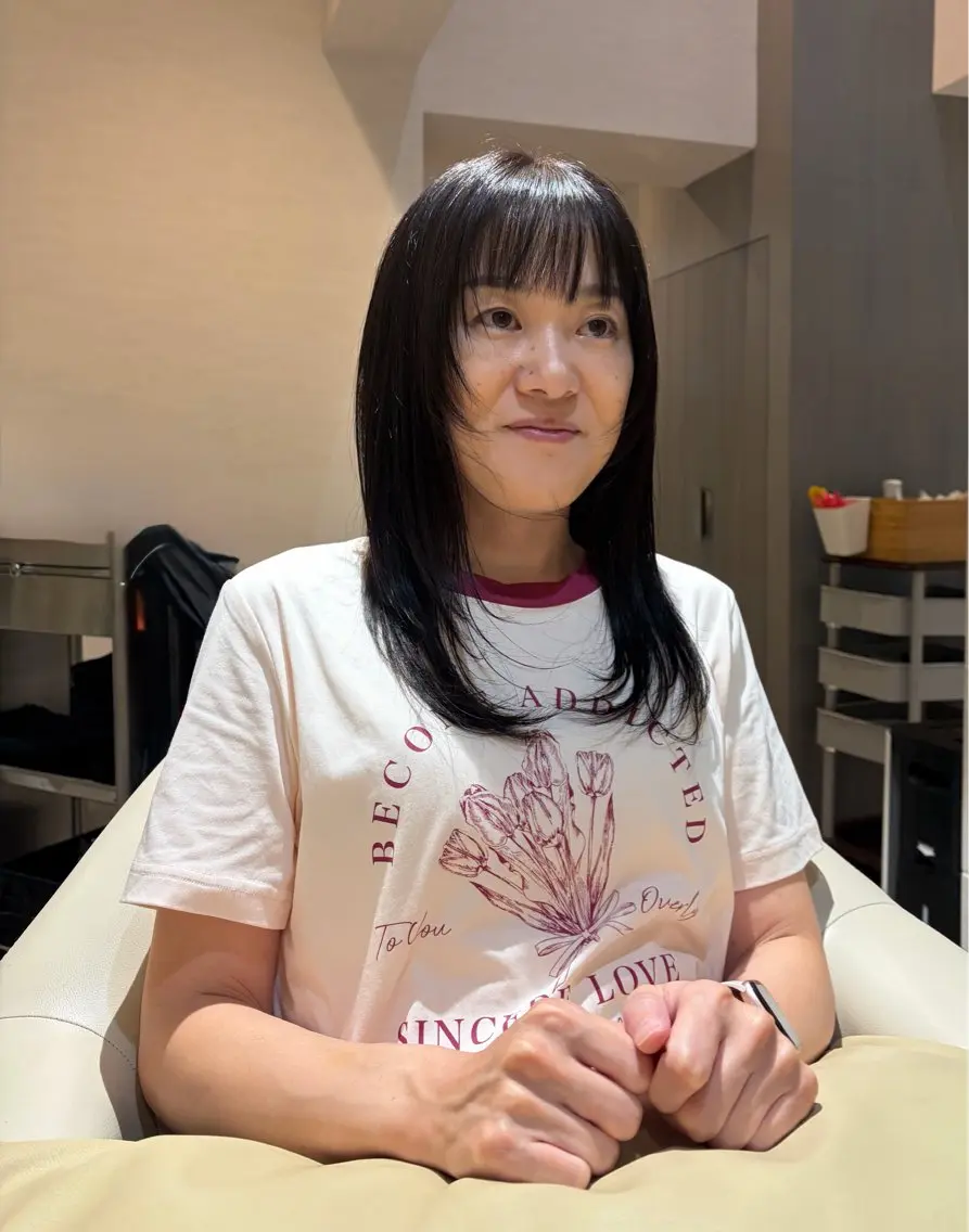 カラー ラベンダーカラー ヘアカラー 野田 実希のヘアスタイル