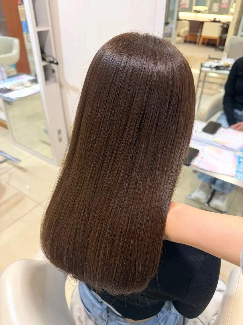 カラー カット ヘアカラー トリートメント 🫧モテ艶カラー🫧 大林未侑のヘアスタイル