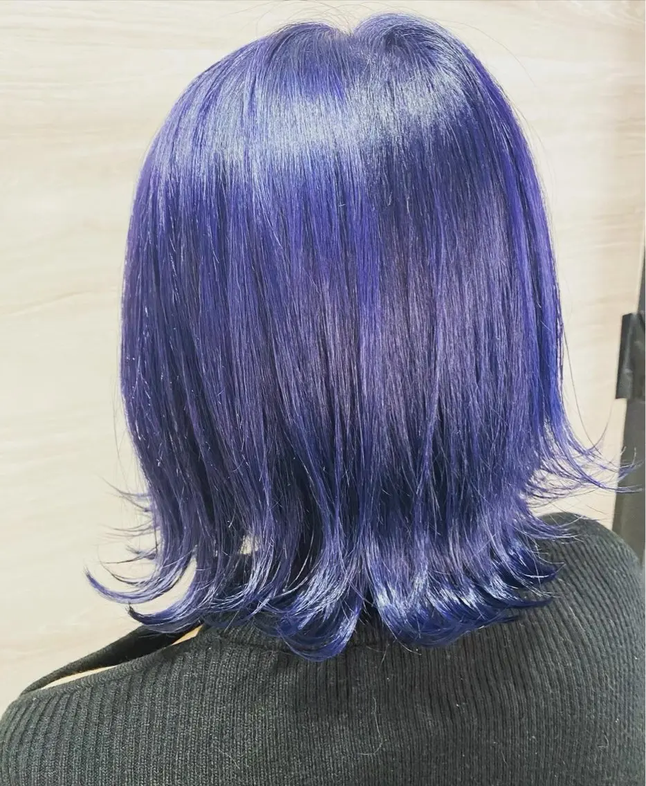 ミディアム カラー ヘアカラー 五十嵐航斗 ハイトーンのヘアスタイル