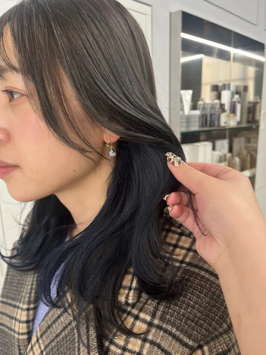 ミディアム ヘアカラー 暖色ツヤ髪/ブリーチ ⭐️honokaのヘアスタイル