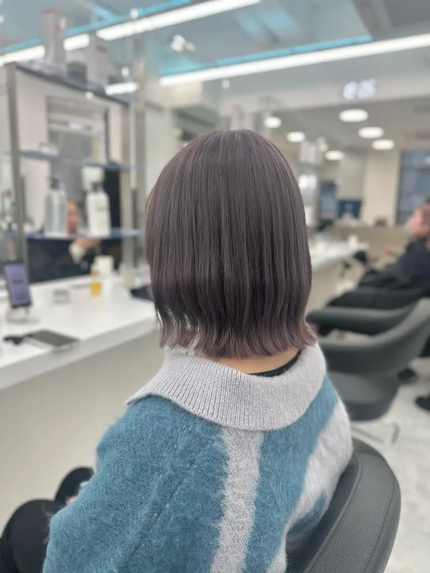 ミディアム カラー ヘアカラー トリートメント ヘッドスパ ヘアセット 似合わせstyle ❤︎misaki❤︎のヘアスタイル