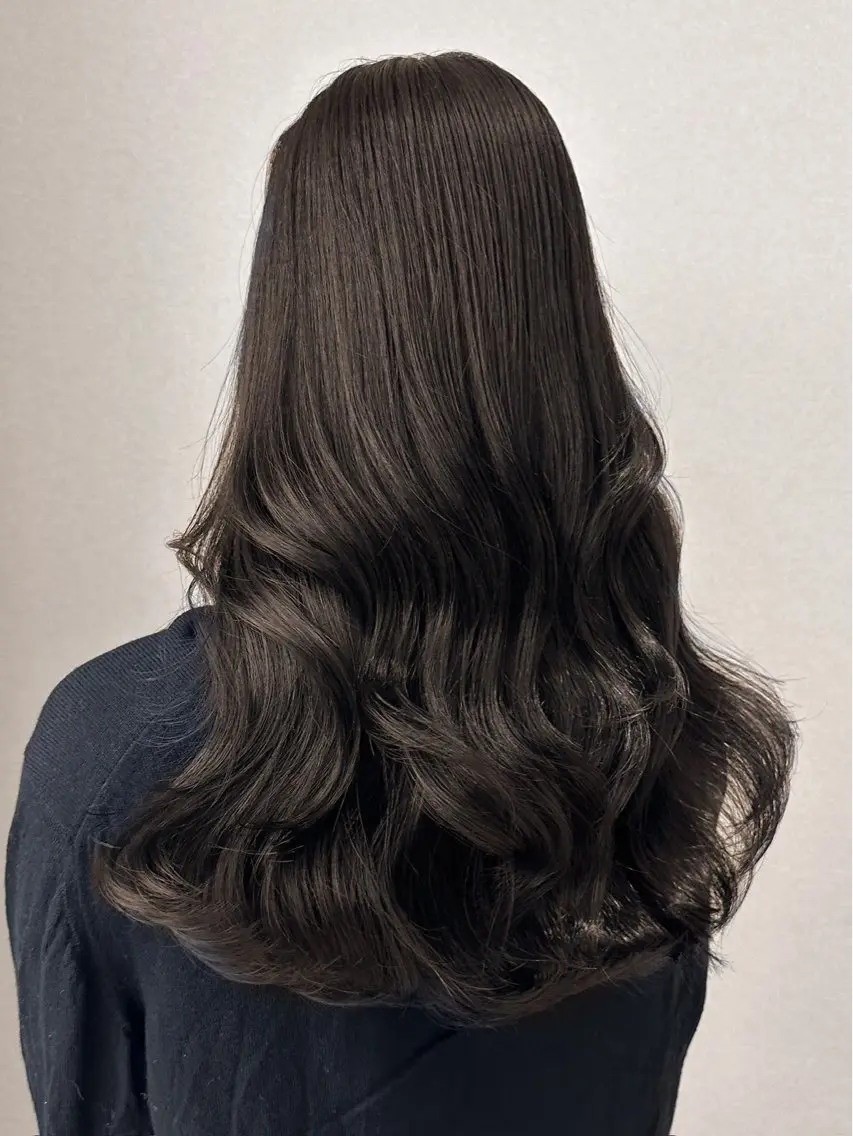 ロング カラー ヘアカラー 🫧RYOグレージュ /透け感カラー🫧のヘアスタイル