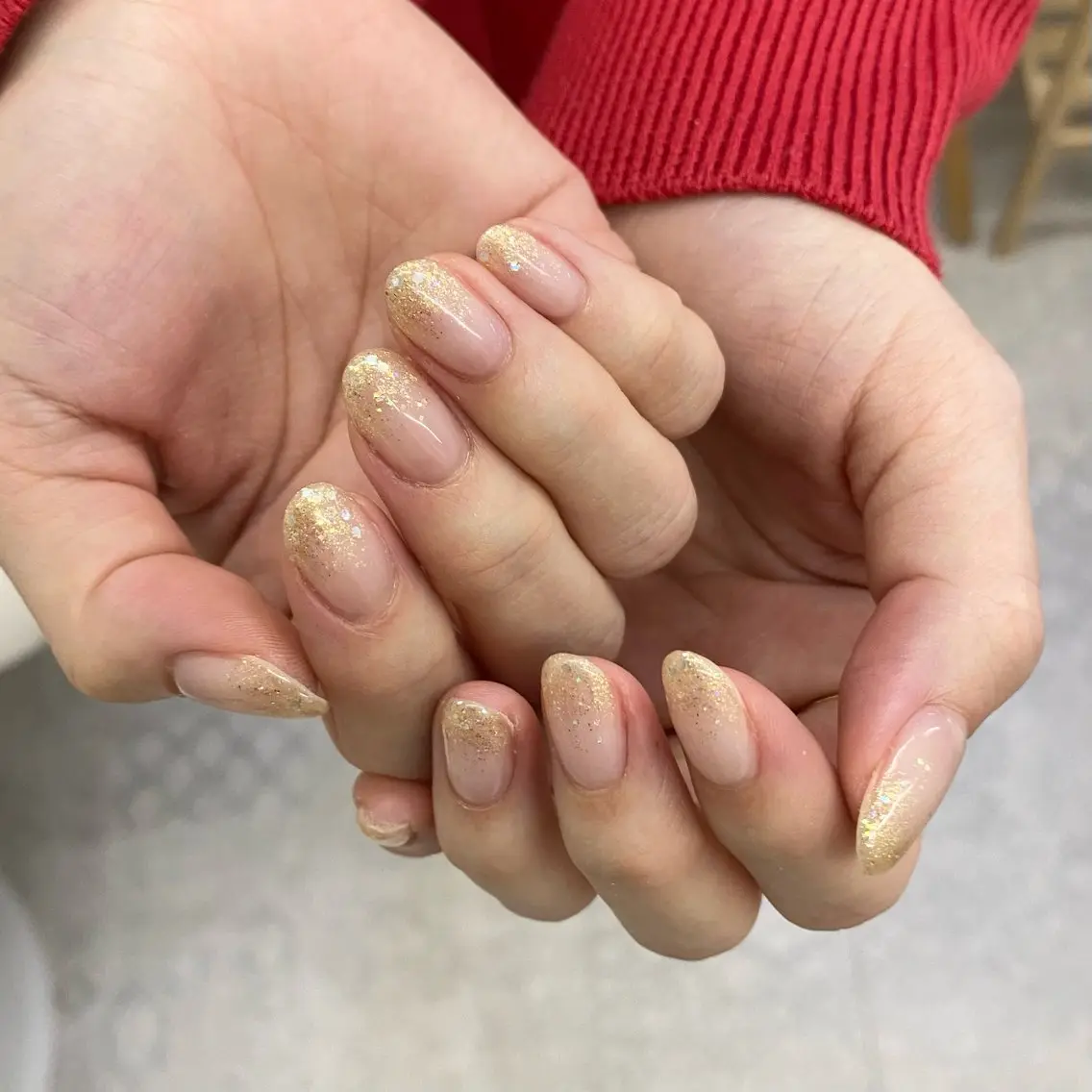 ネイル クリアネイル グラデーション ハンドネイル nail salon muuのネイルデザイン