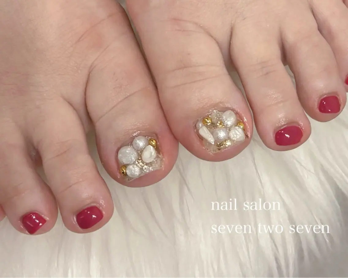 ネイル フットネイル 727 nailのネイルデザイン