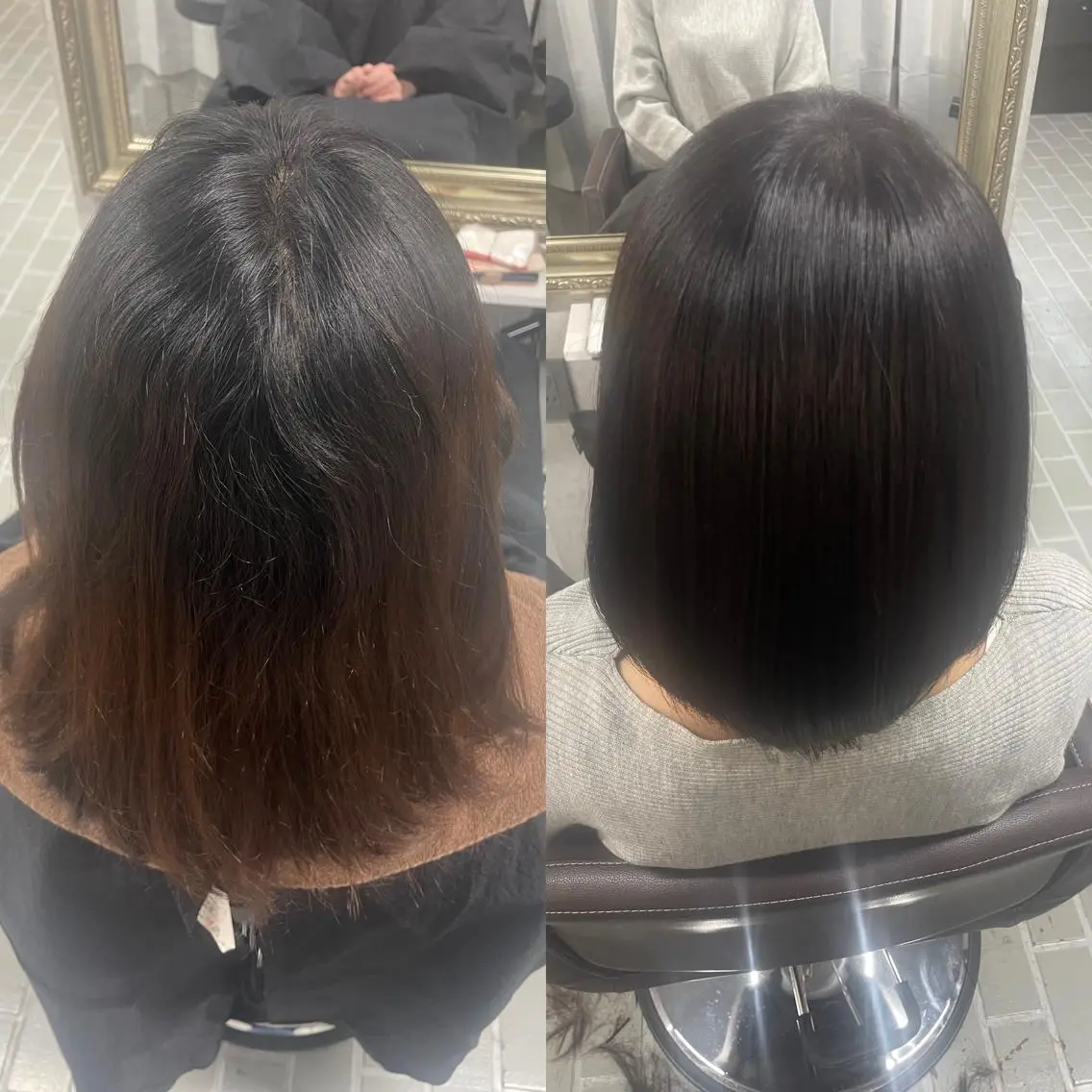 セミロング 髪質改善 トリートメント 巣鴨髪質改善サロン 🌈NONOKAのヘアスタイル