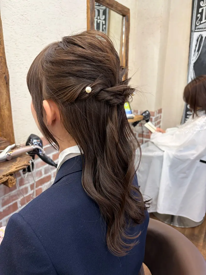 ロング 鈴木 小百合のヘアスタイル