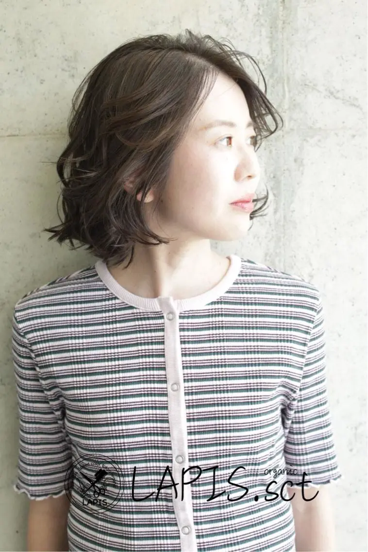 ミディアム 只野 智子のヘアスタイル