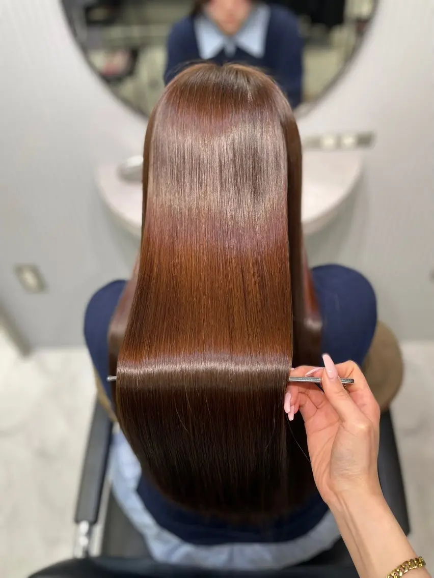 ロング トリートメント 前田 愛音のヘアスタイル