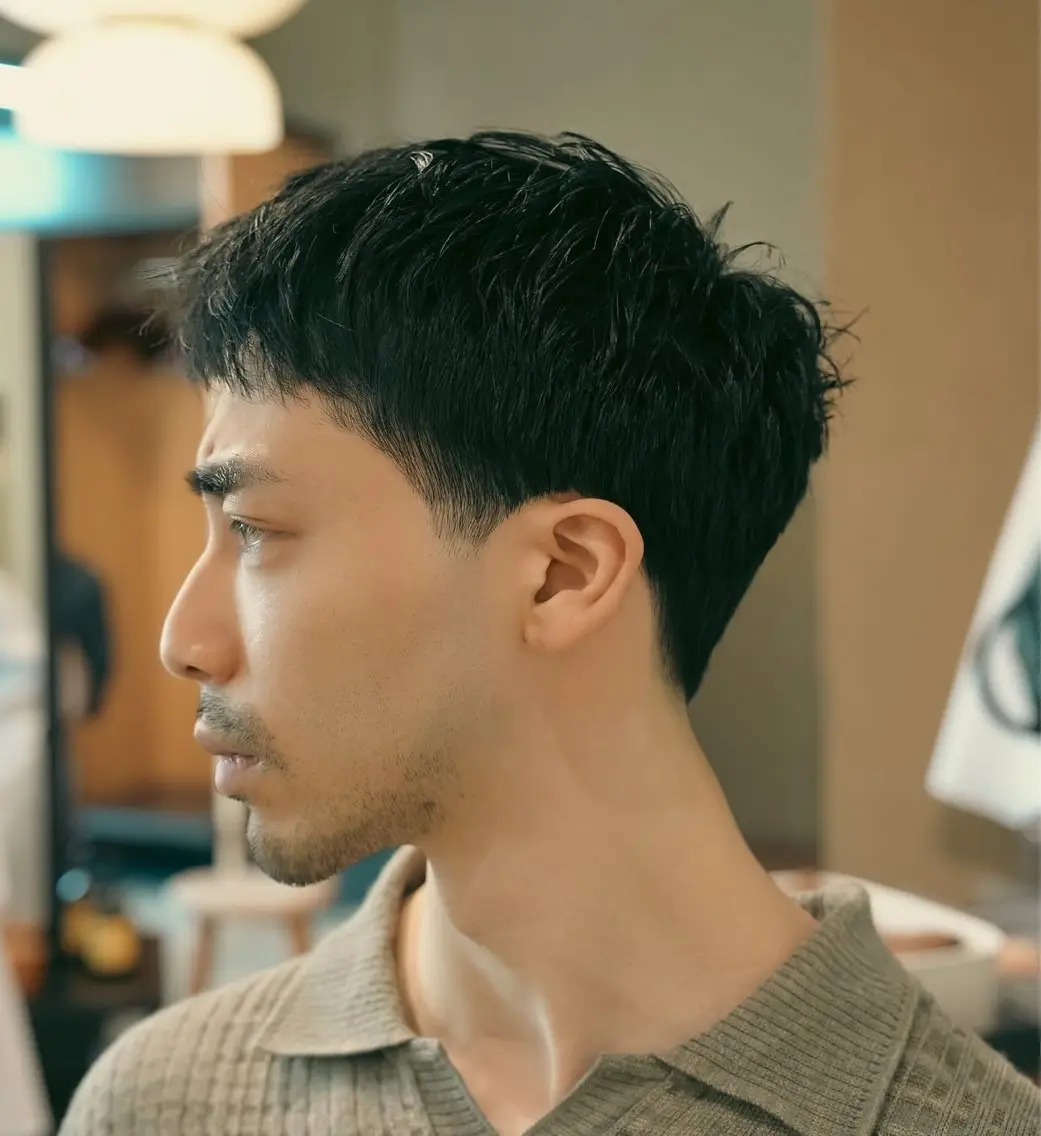 ショート メンズ メンズカット✂️ パーマ🌀 サトエリのヘアスタイル