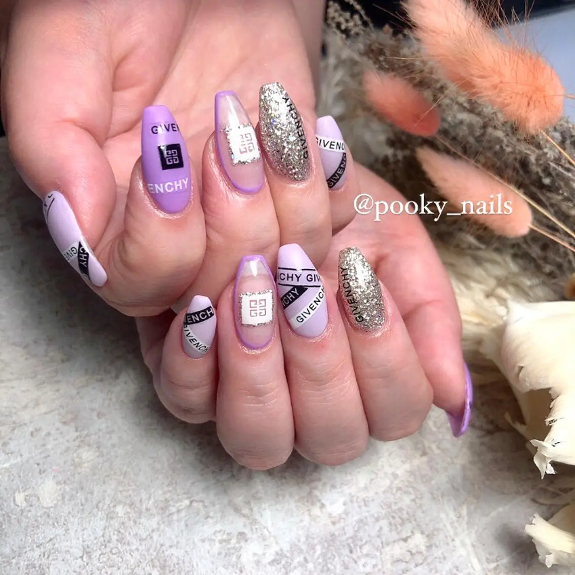 ネイル マットネイル 持ち込み ハンドネイル Pooky nailsのネイルデザイン