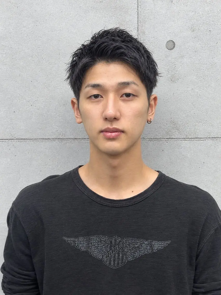 ショート メンズ 森本 輝星のヘアスタイル