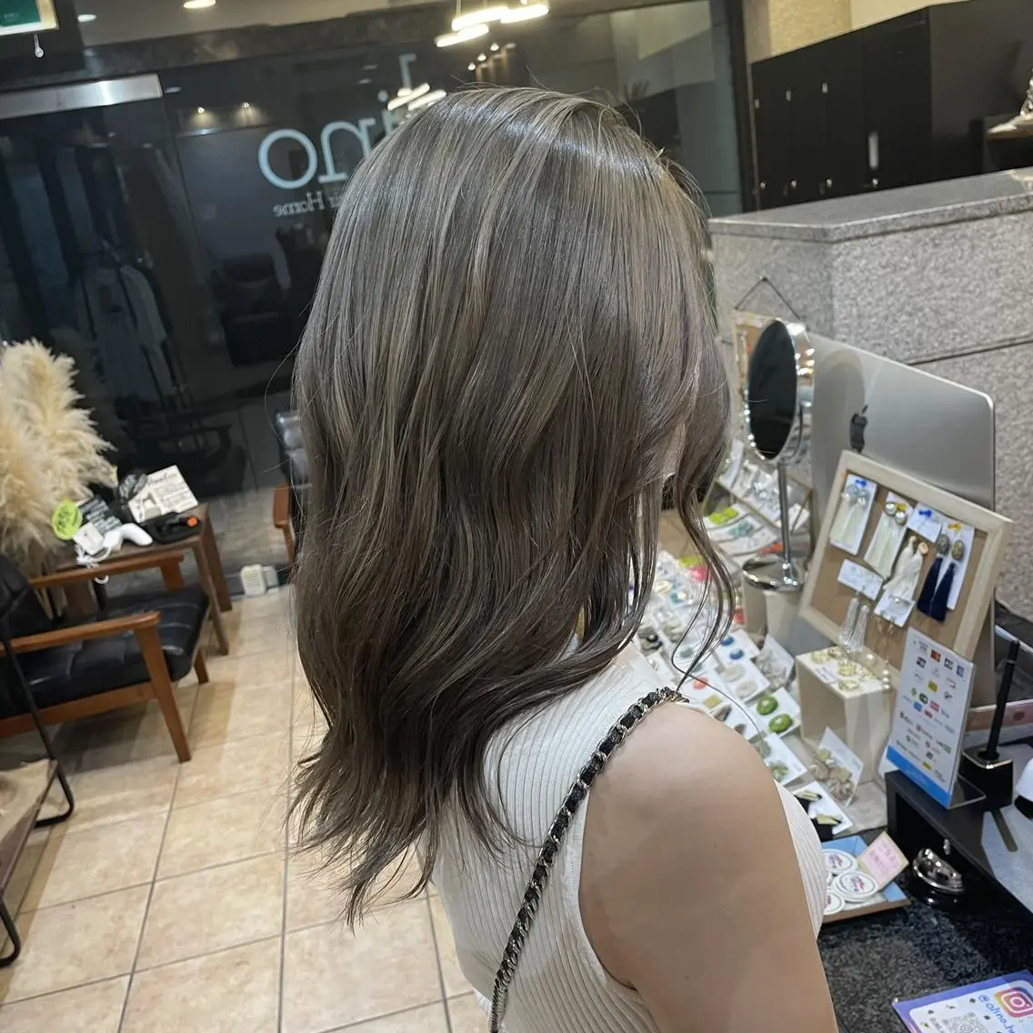 ロング olino 【オリノ】西田辺のヘアスタイル