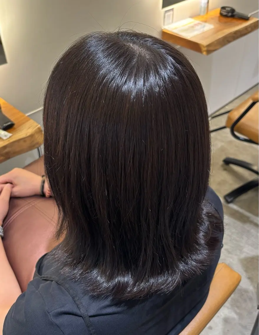 ミディアム カラー ヘアカラー パーマモデル募集/ みはなのヘアスタイル