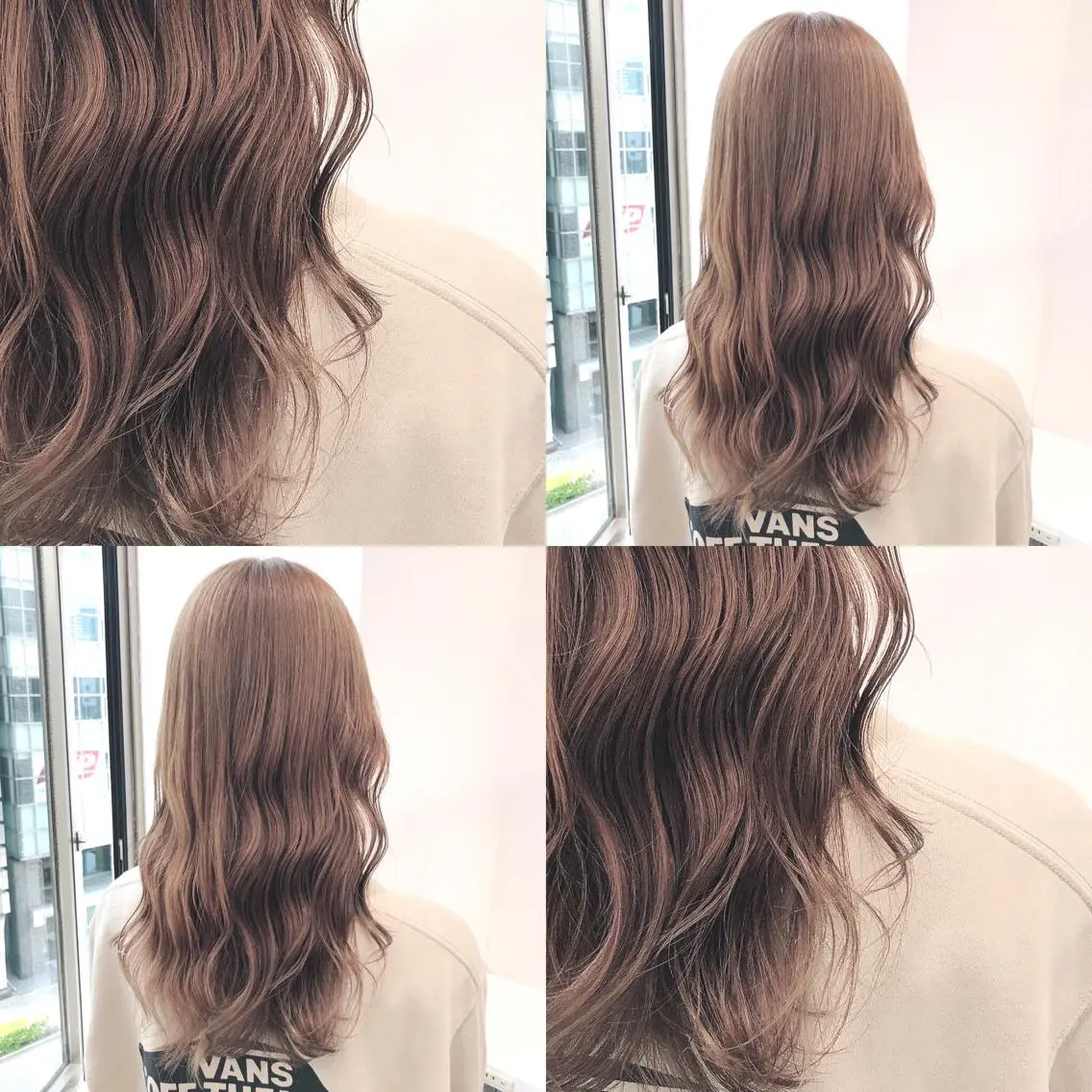 ロング カラー パーマ ヘアアレンジ メンズ キッズ ネイル マツエク・マツパ 上品＆韓国風 🥀海心🥀のヘアスタイル
