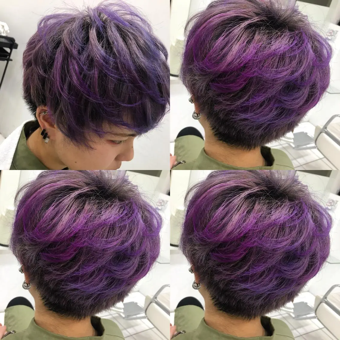 ショート カラー 美容室 HAKUAのヘアスタイル