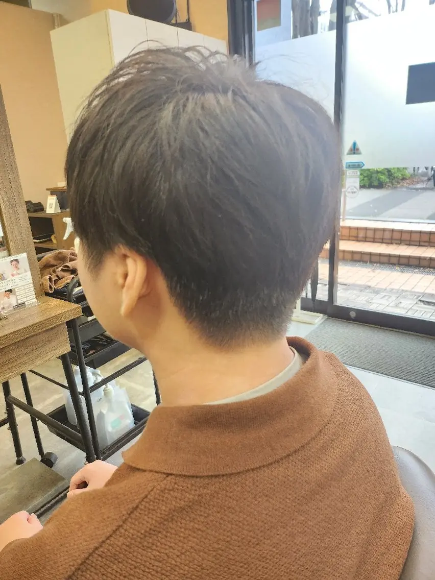 ショート メンズ メンズハイライト メンズインナーカラー メンズパーマ ハイライト 髪質改善 カット ヘアセット 石川(park) ジェウンのヘアスタイル