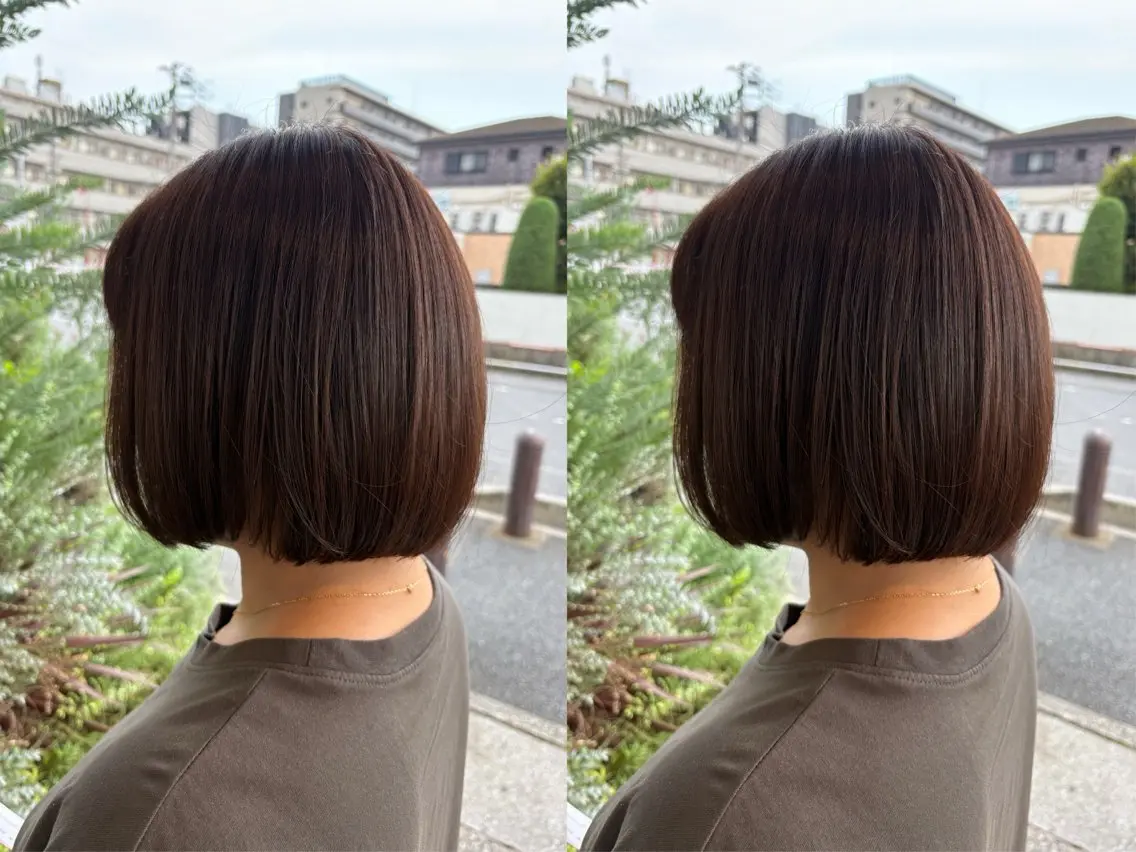 ミディアム 伊藤 利澄のヘアスタイル