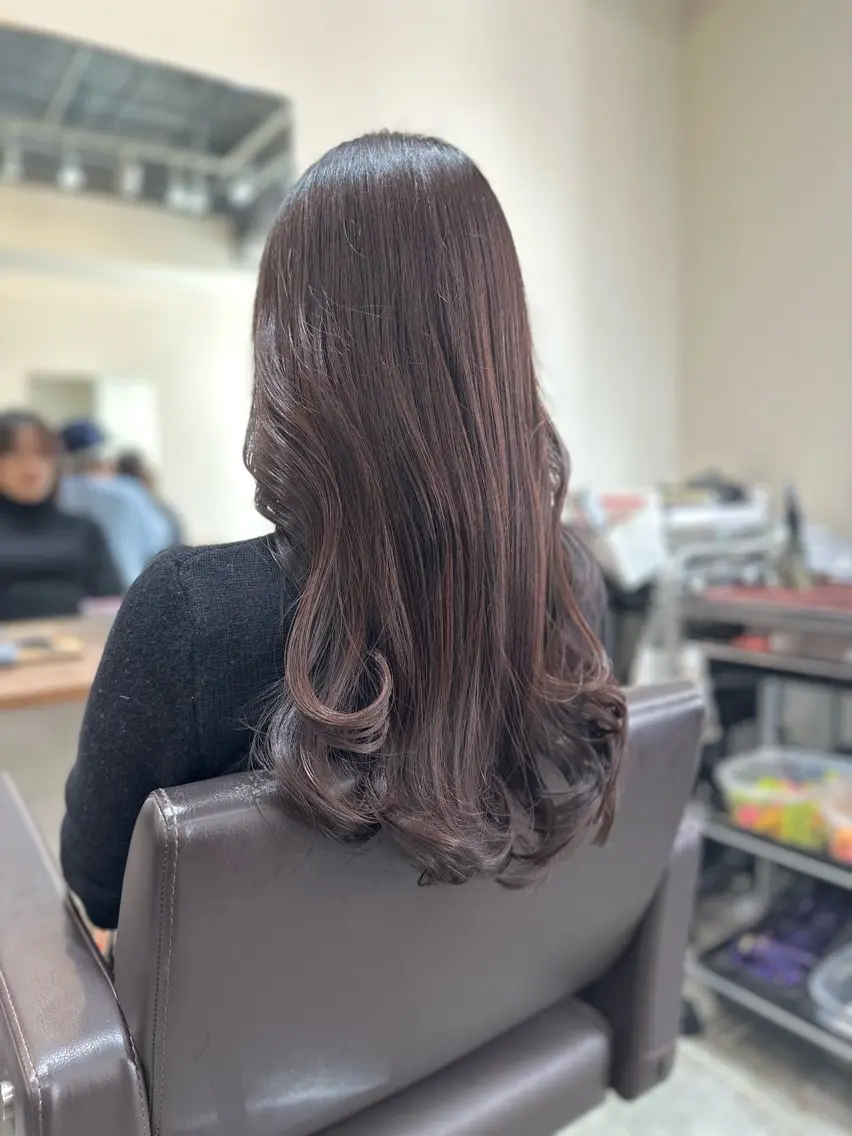 ロング カラー パーマ カット パーマ トリートメント 平日オススメ✨ コスパ&タイパ✨山下のヘアスタイル