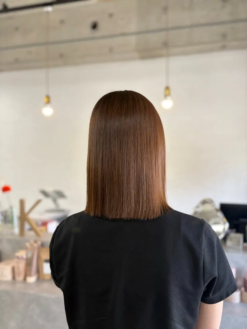 縮毛矯正 miloc sayaのヘアスタイル