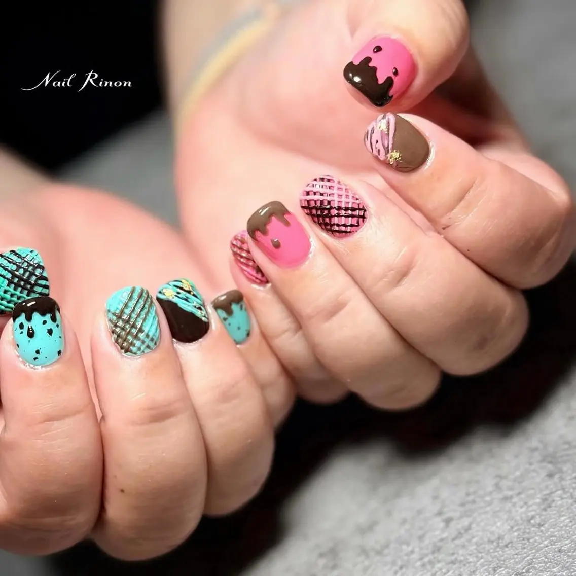 ネイル バレンタイン Nail Rinonのネイルデザイン