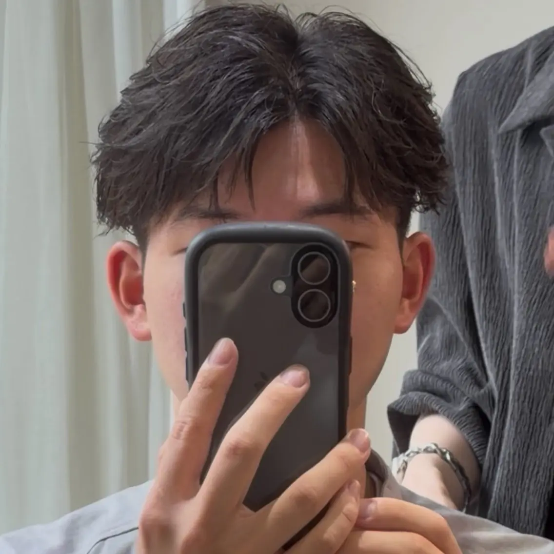 メンズ カット フェザーパーマ🌙 毛流れ yuzukiのヘアスタイル