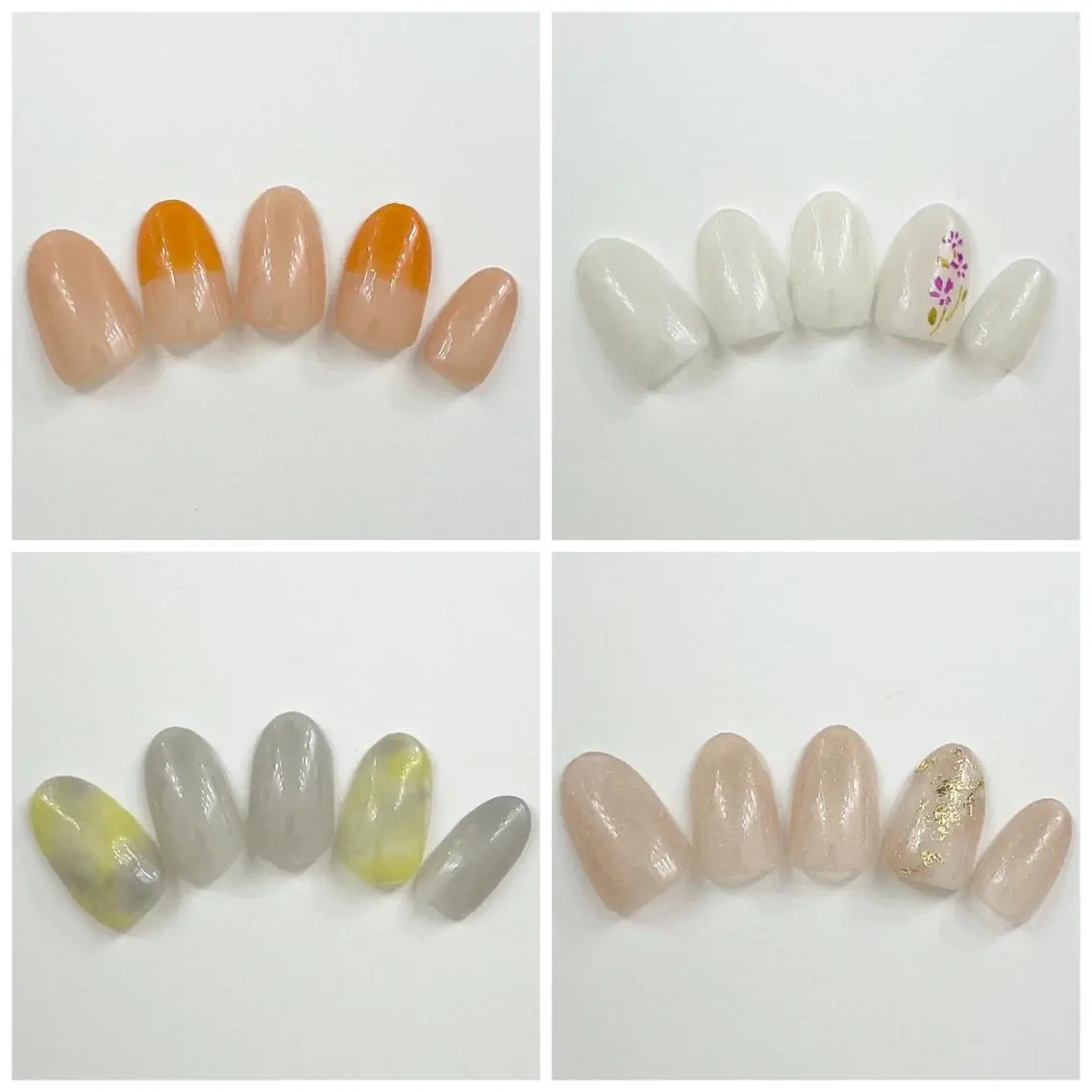 【定額デザイン／オフ込み】ハンドジェルネイル シンプルデザインの写真
