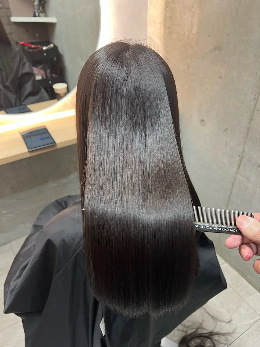ロング 青木 啓輔のヘアスタイル