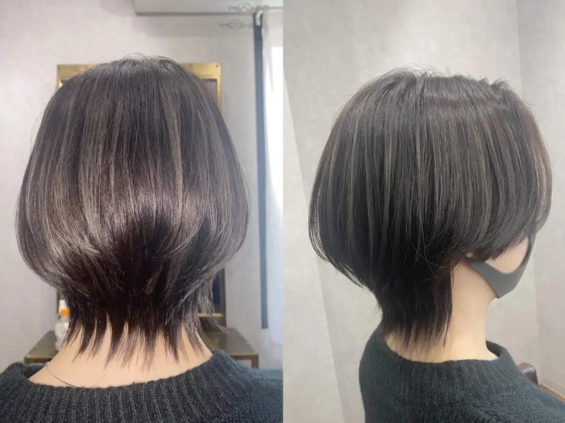 セミロング ウルフカット ＳＨＩ ＺＵのヘアスタイル