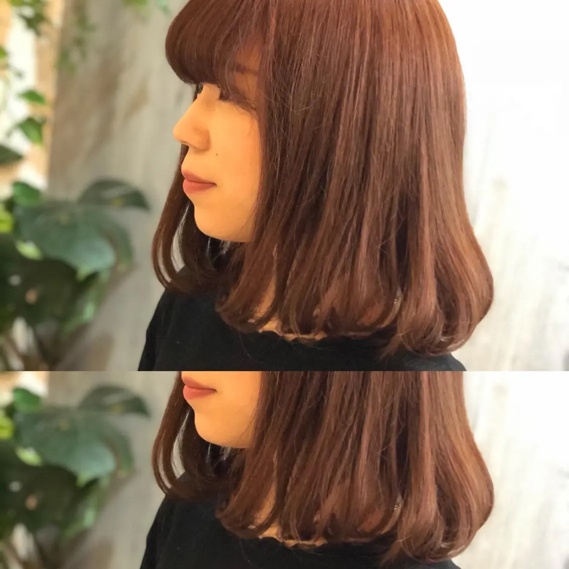 セミロング カラー カット ヘアカラー トリートメント 及川 祐輔のヘアスタイル