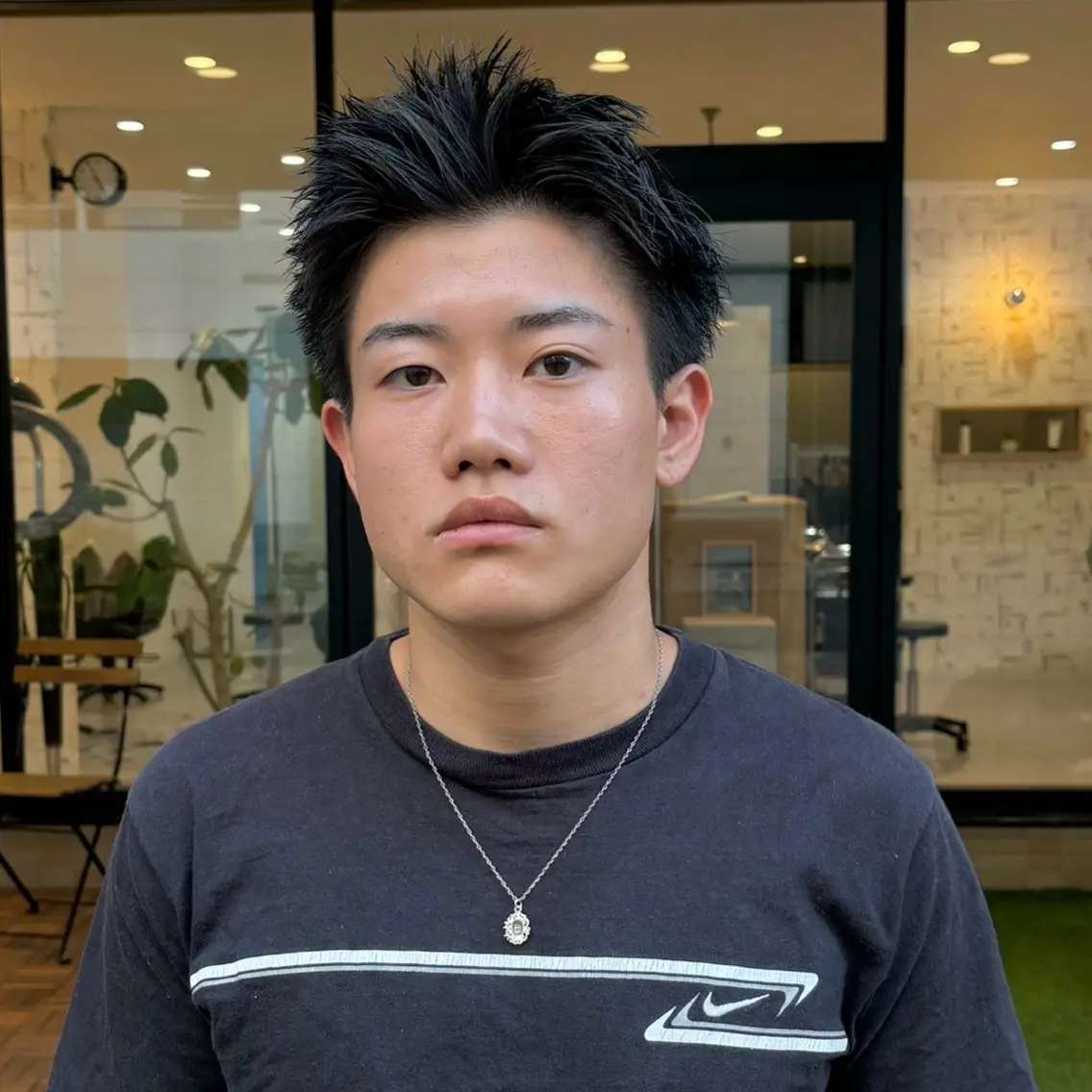 メンズ フェードカット メンズショート スパイキーショート 刈り上げ カット 【メンズショート 特化】村斎　伶次のヘアスタイル