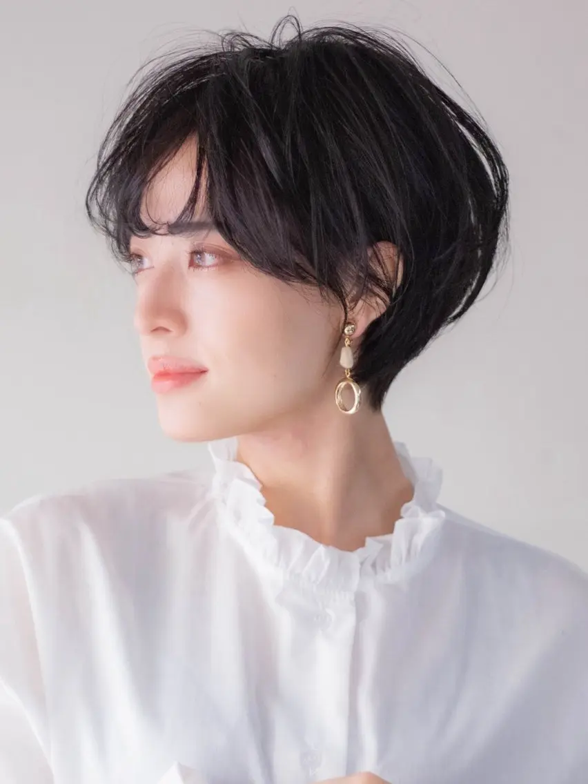 【🌼似合わせ丸みショートカット＋ワンカラー＋ケラスターゼトリートメント付き☆*。】の写真