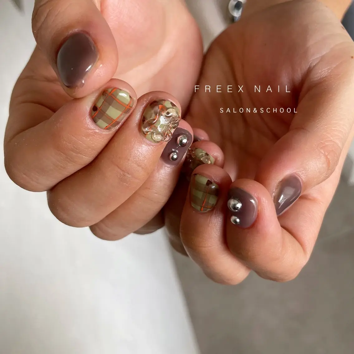 ネイル ハンドネイル ハンドケア freex nail /ニュアンス/個性派のネイルデザイン