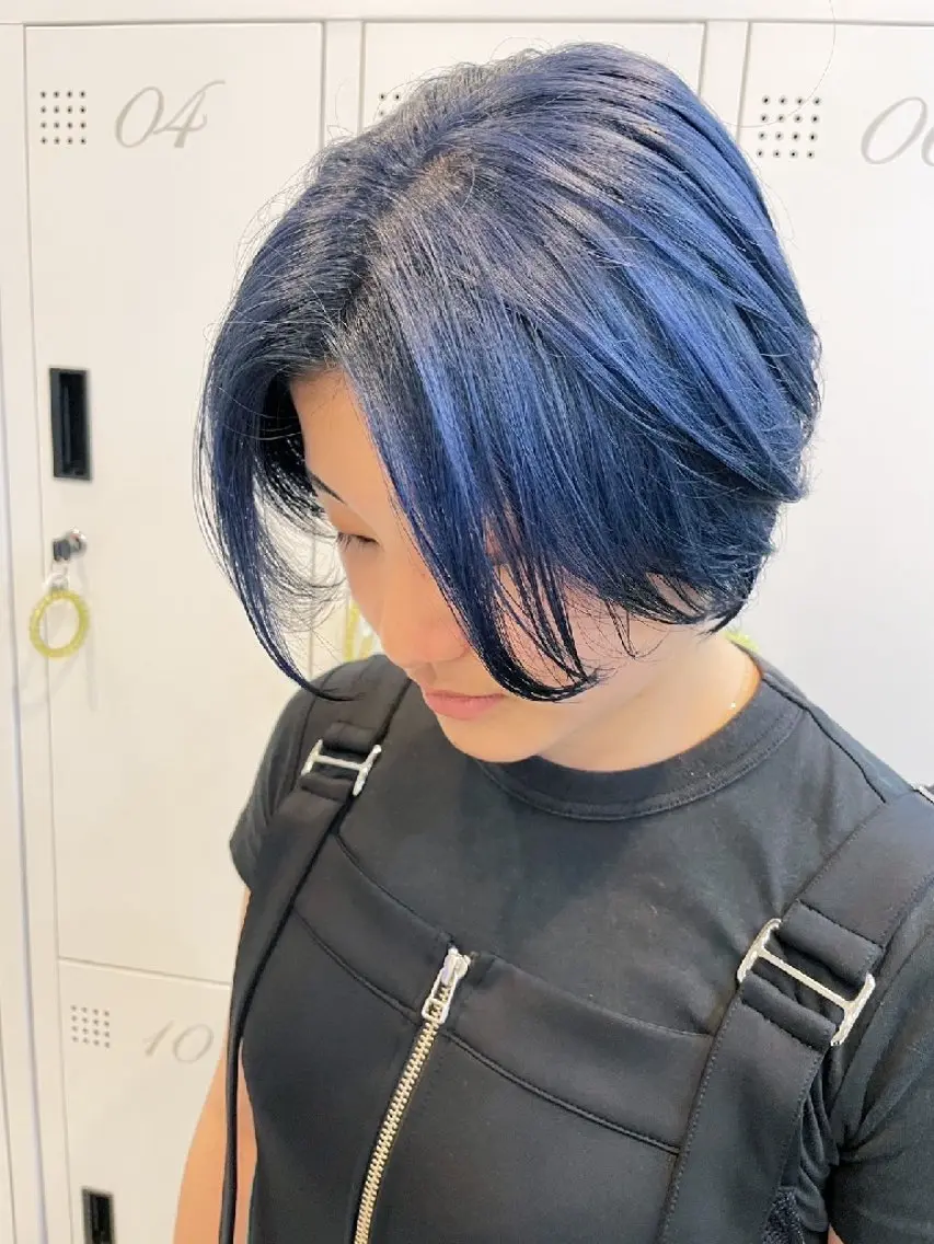 ショート カラー 暗髪艶カラー/ 髪質改善TR/maiのヘアスタイル