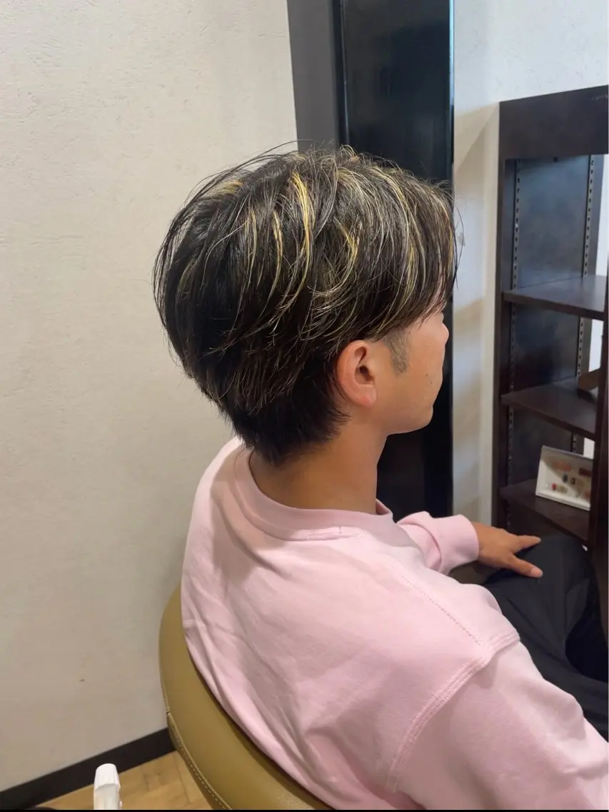 メンズカットモデルの写真