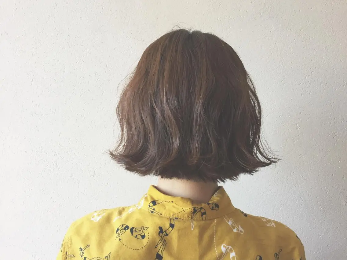 ミディアム カラー パーマ ヘアアレンジ ボブ YAWN《ヨウン》 Yucaのその他イメージ