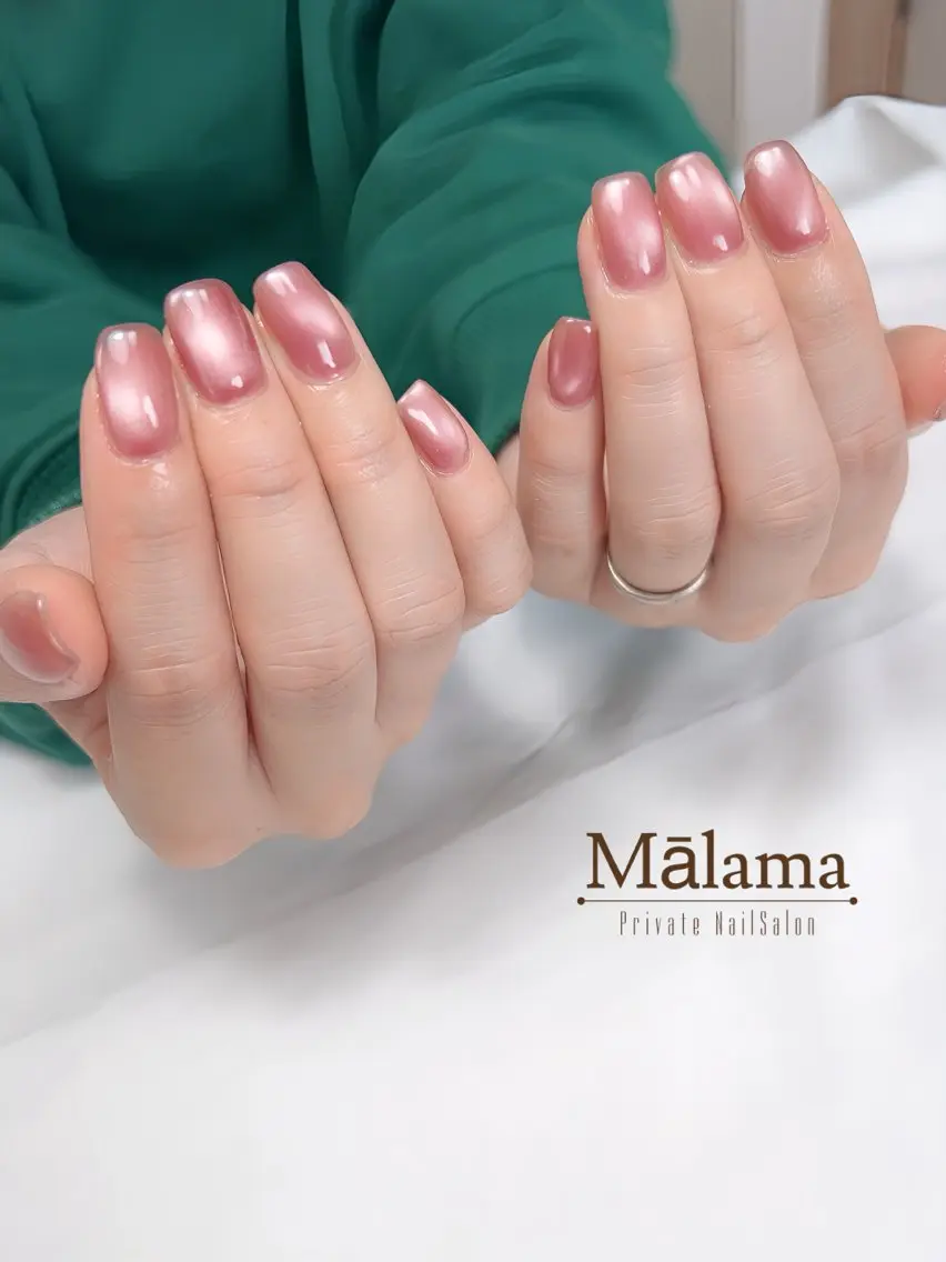 ネイル ジェルネイル マグネットネイル Malama ___Ayakaのネイルデザイン