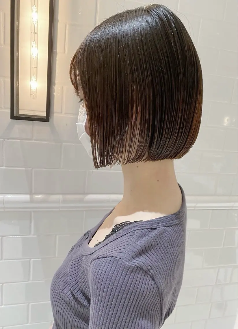 ショート ボブ カット ヘアカラー rurina ꪔ̤̮のヘアスタイル