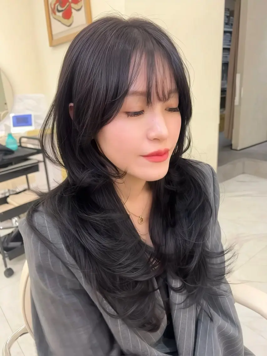 ロング hiyori🎀 トレンドレイヤーのヘアスタイル