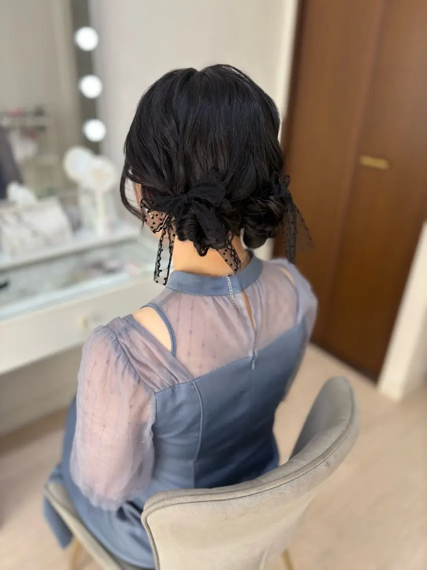 ヘアアレンジ ヘアセット ヘアセットサロン /上坪愛美のヘアスタイル